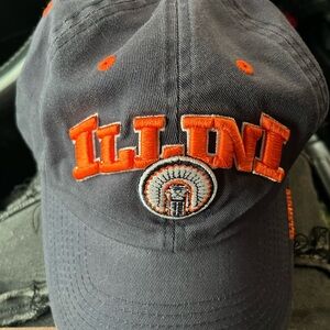 Illinois Navy and Orange Cap